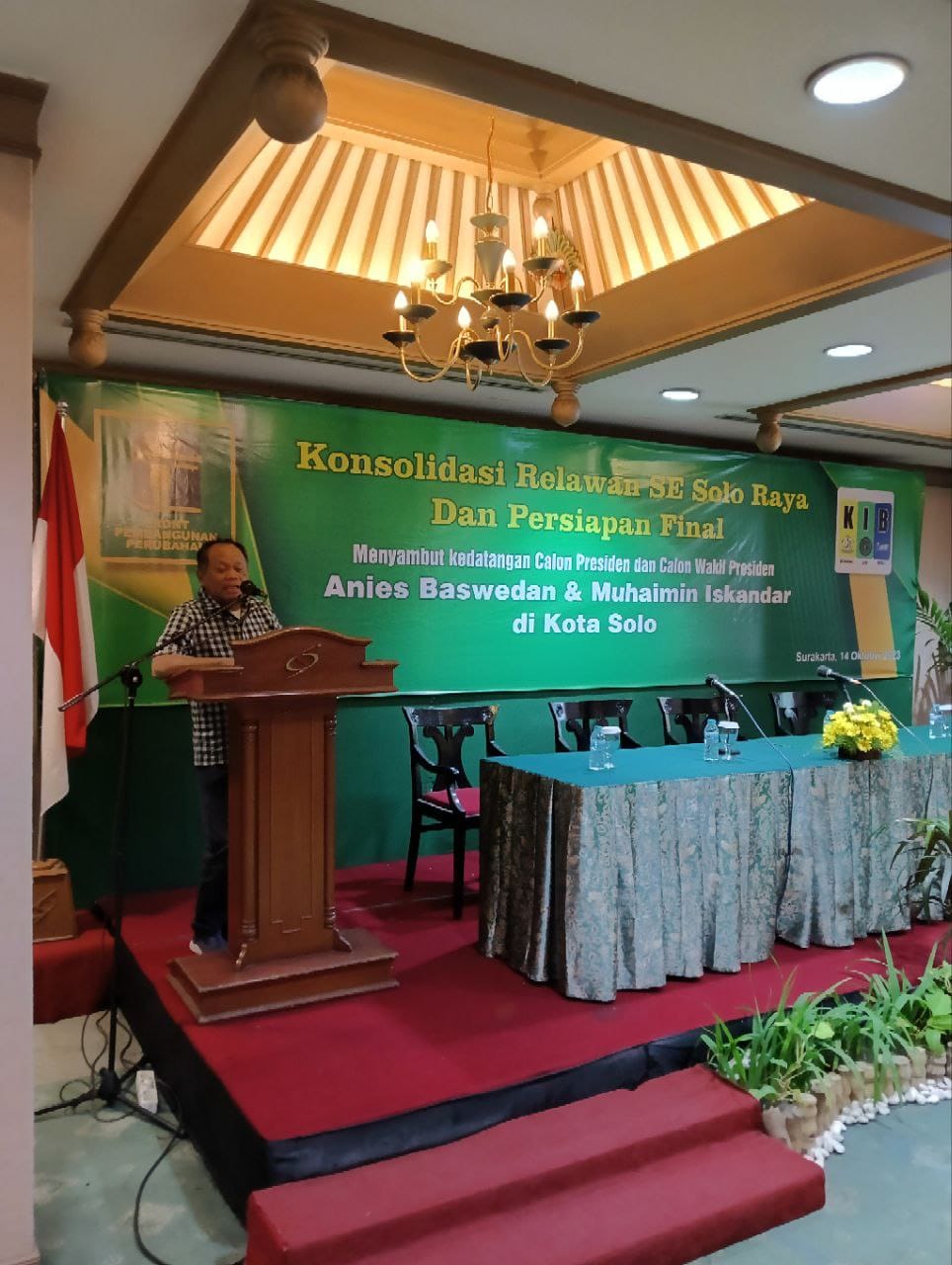 FPP & Seknas KIB Konsolidasi Relawan Se Solo Raya Target AMIN Menang 1 Putaran