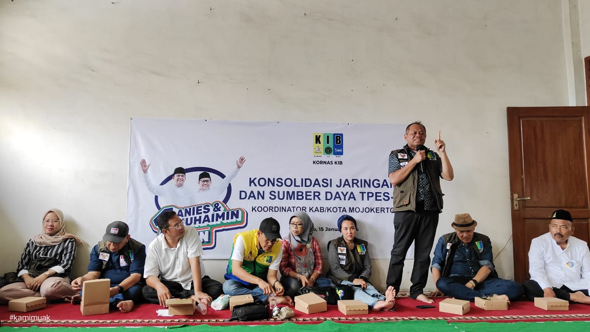 Jelang Pilpres. TPES 50 Gelar Konsolidasi Se Kabupaten Mojokerto Di Ponpes Al Kamal